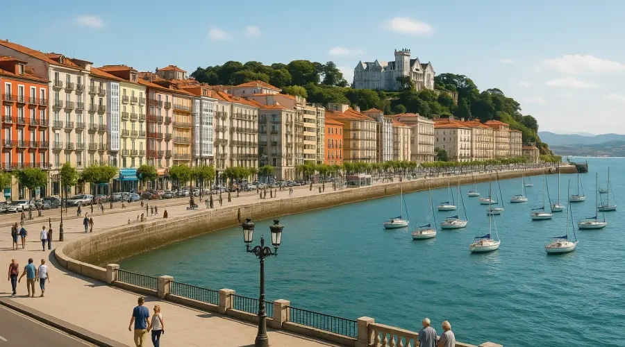Vista de Santander