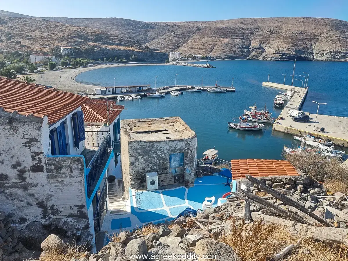 Agios Efstratios – porto e destino de ferry