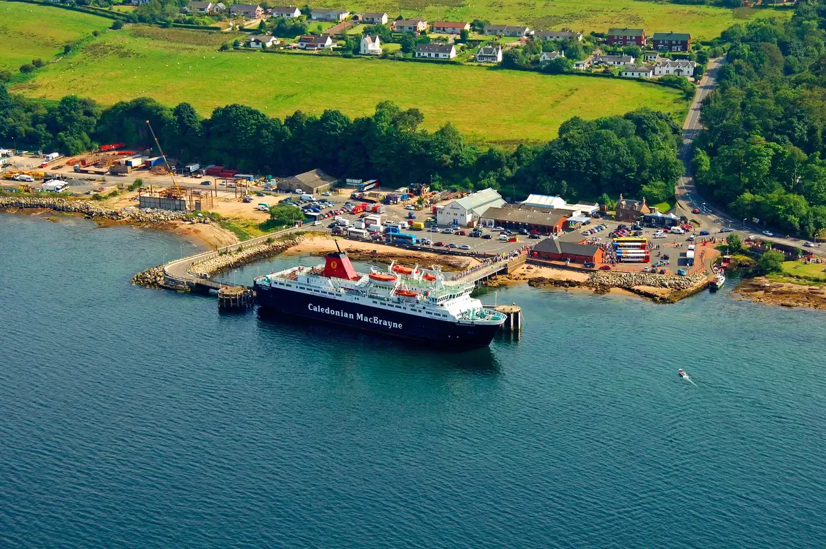 Brodick – porto e destino de ferry