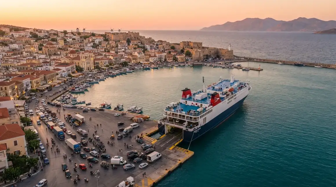 Chios – porto e destino de ferry