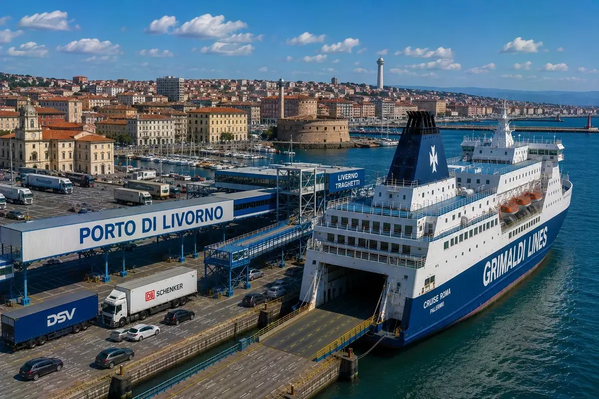 Vista de Livorno