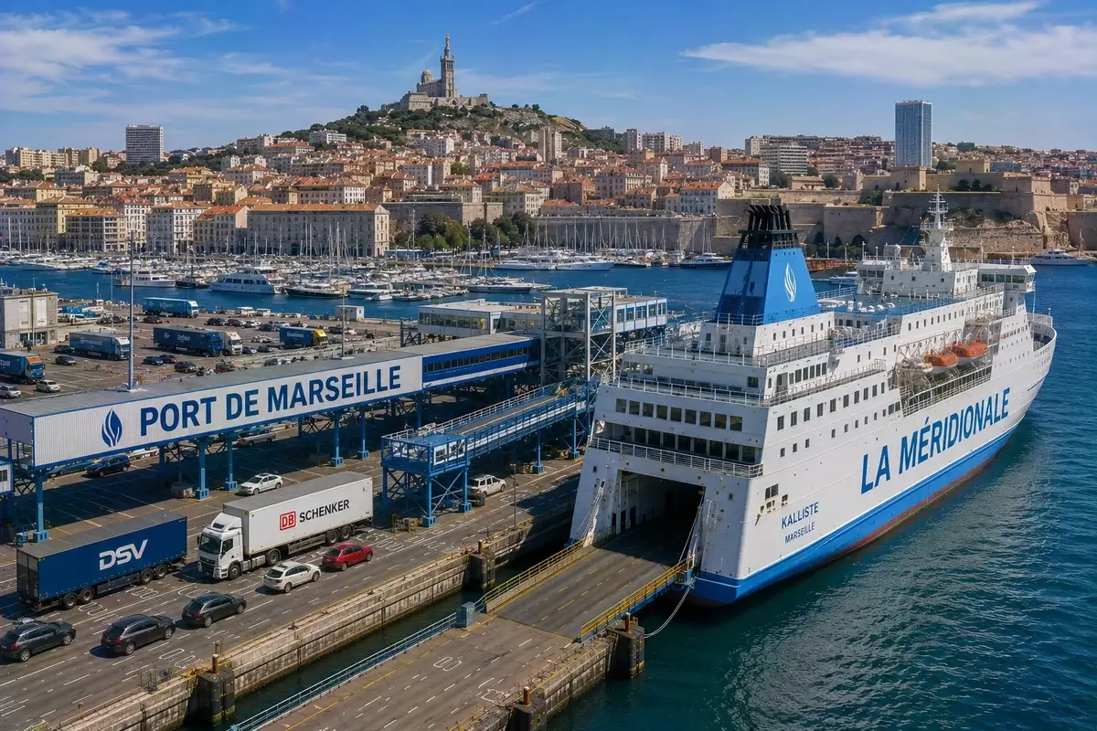Ferry na rota Marselha–Tangier Med