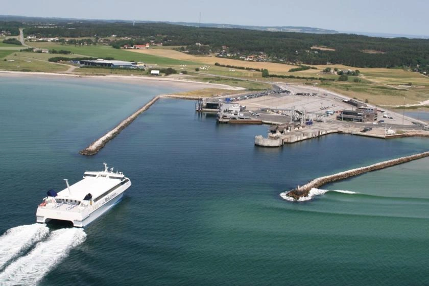 Odden – porto e destino de ferry