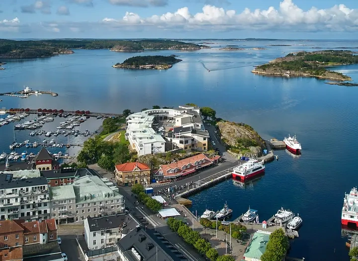 Strömstad – porto e destino de ferry