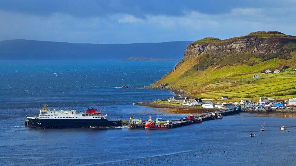 Uig – porto e destino de ferry