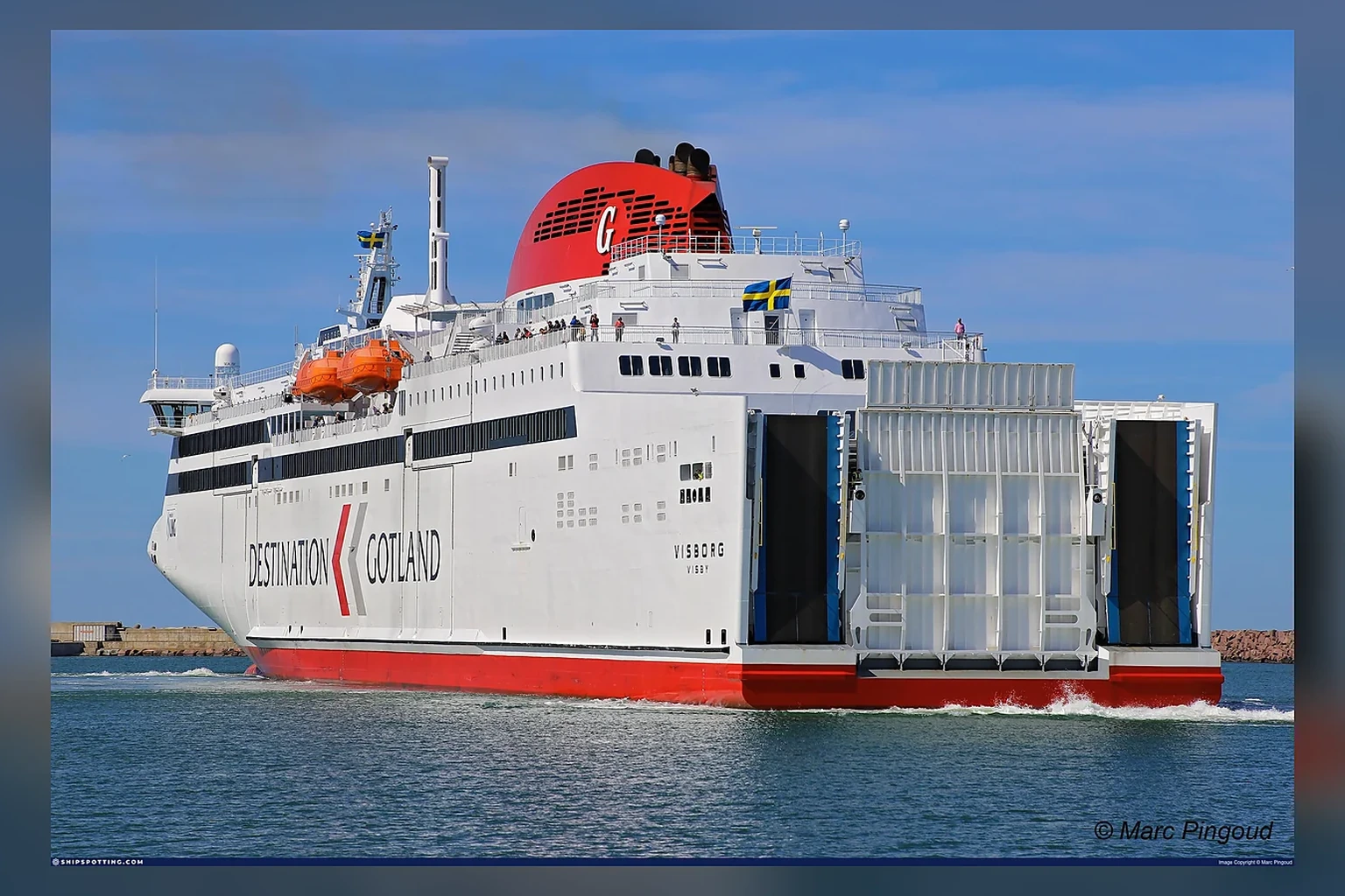 Ferry Destination Gotland a navegar entre a Suécia continental e Gotland
