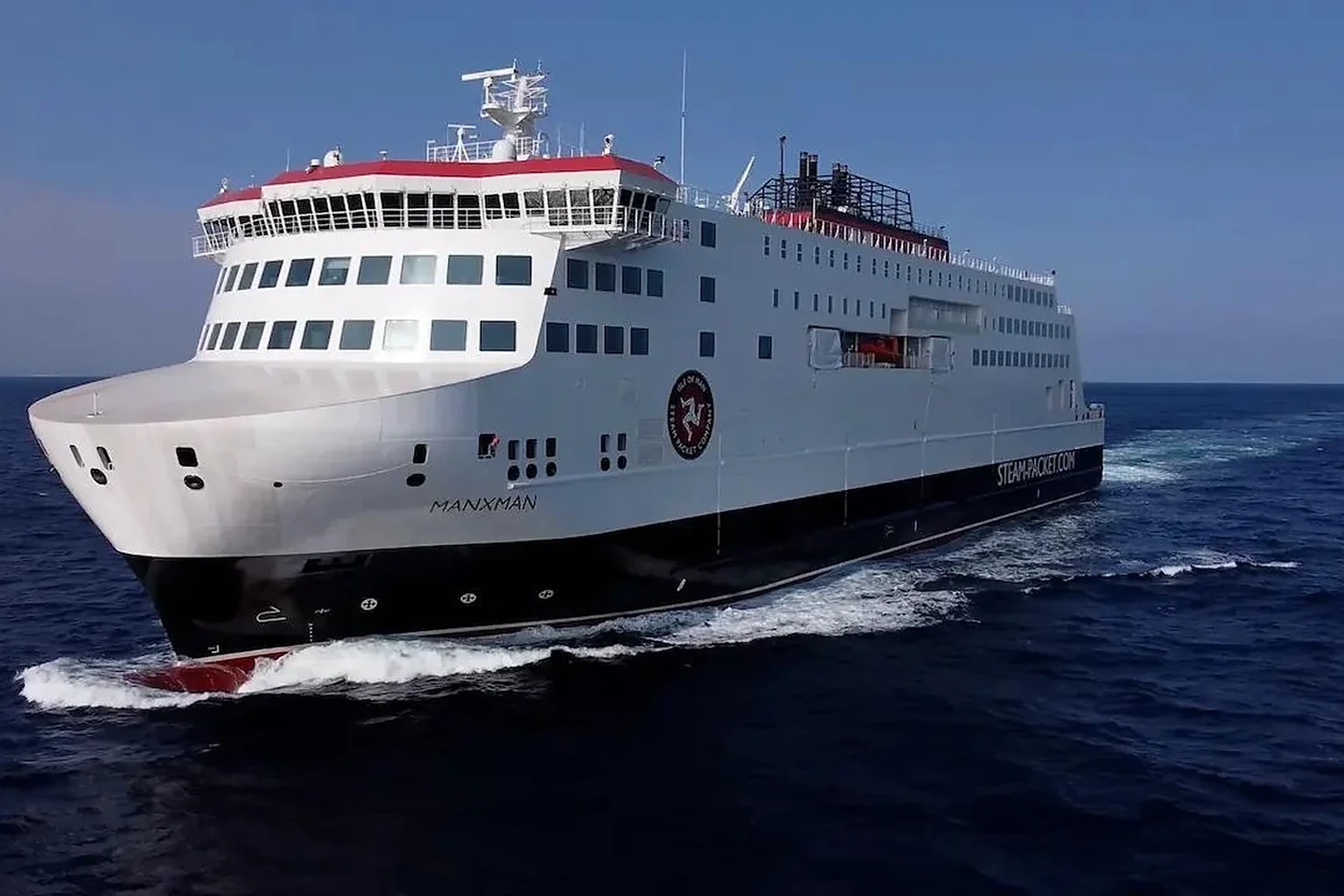 Ferry da Isle of Man Steam Packet no porto de Douglas