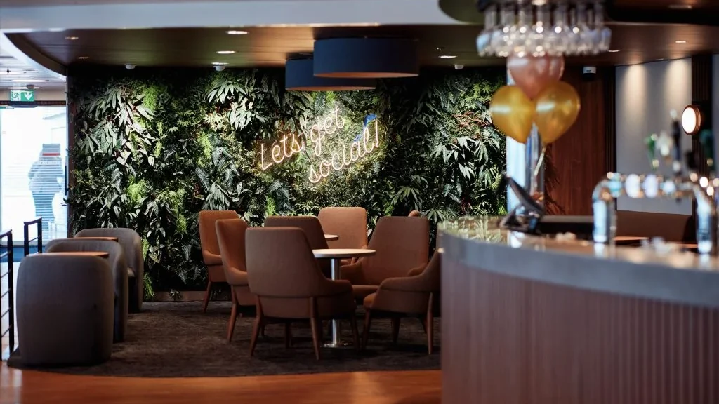 Social Café a bordo do Stena Britannica