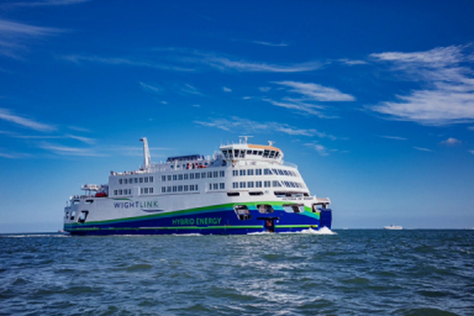 Ferry Victoria of Wight da Wightlink a atravessar o Solent