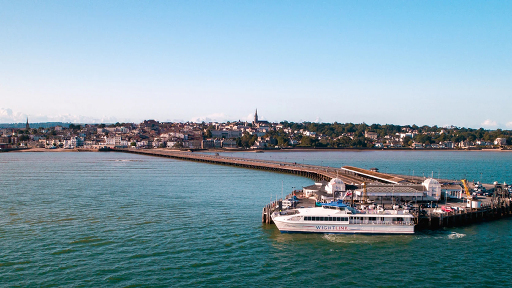 FastCat da Wightlink em Ryde Pier