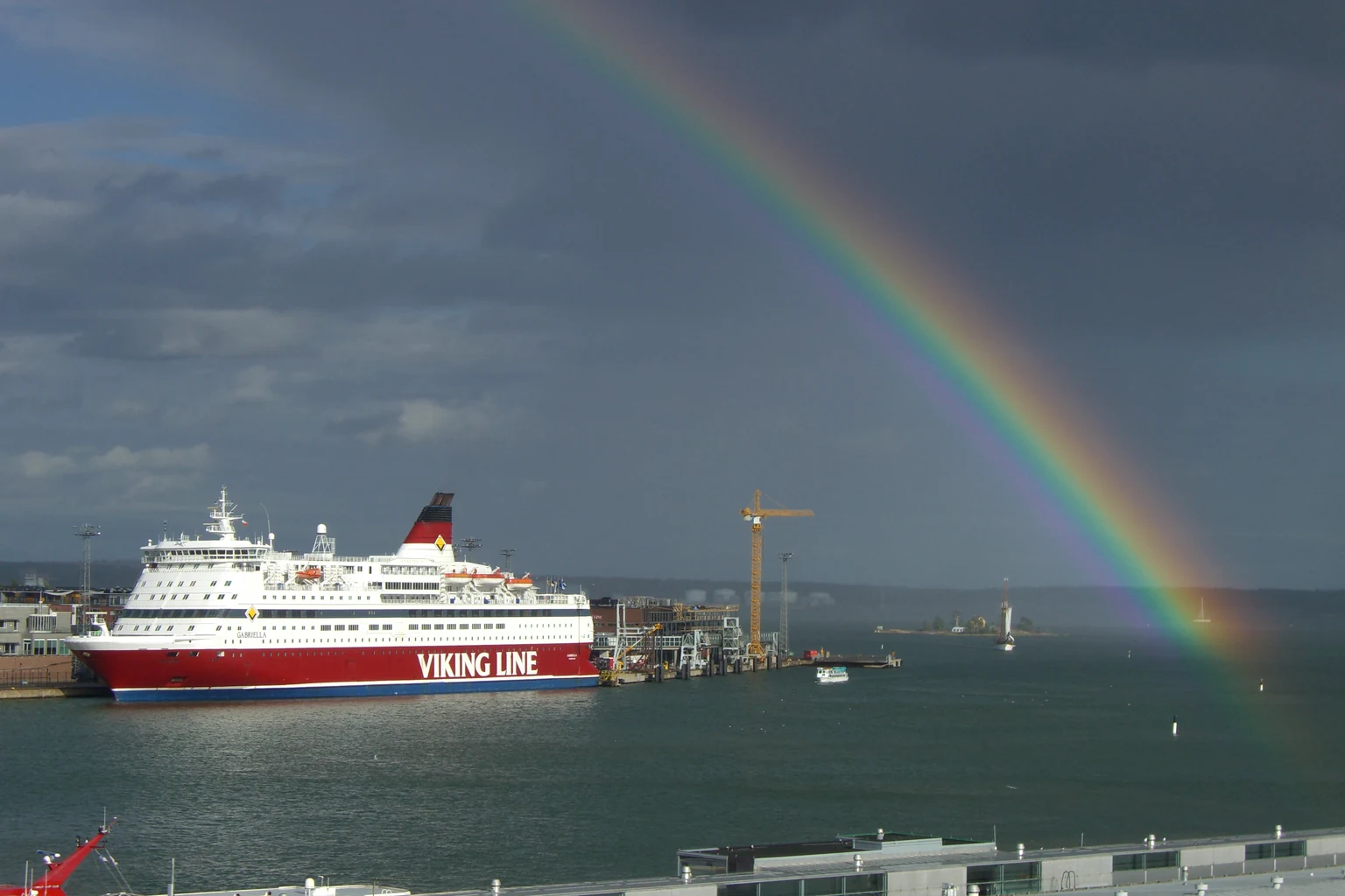 Ferry Gabriella da Viking Line em Helsínquia